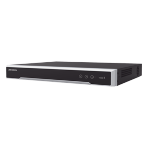 HIKVISION DS-7616NI-Q2/16P(D) – NVR 8 Megapixel (4K) (Compatible con Cámaras ACUSENSE) / 16 canales IP / 16 Puertos PoE+ / 2 Bahías de Disco Duro / Salida de Vídeo en 4K / 300 Metros PoE Modo Extendido