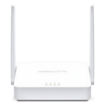 Mercusys MW302R – Router Inalámbrico N / Wi-Fi 2.4 GHz 300 Mbps / 1 Puerto WAN 10/100 Mbps / 2 Puertos LAN 10/100 Mbps / 2 Antenas 5 dBi / IPv6 e IPTV
