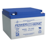 POWER SONIC PS-12260-M5 – Batería de Respaldo AGM/VRLA / 12V / 26Ah / Terminales M5 / Vida Útil 5 Años / UL Reconocida