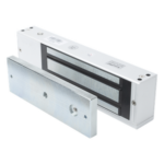 AccessPRO MAG1200NLED – Chapa Magnética Electromagnética / 1200 lbs (544.3 kg) / Doble Voltaje 12/24 VCC / Sensor de Placa / LED Indicador / Interior