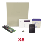 HONEYWELL HOME RESIDEO VISTA48KIT5/6160RF – Kit de Paneles de Alarma Híbridos / 8 Zonas Cableadas Ampliables a 48 / Teclado con Receptor Inalámbrico / 3 Particiones / 254 Eventos