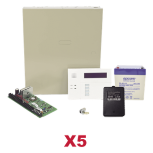 HONEYWELL HOME RESIDEO VISTA48KIT5/6160RF – Kit de Paneles de Alarma Híbridos / 8 Zonas Cableadas Ampliables a 48 / Teclado con Receptor Inalámbrico / 3 Particiones / 254 Eventos