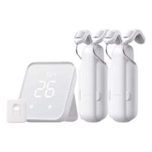 SWITCHBOT SWITCHBOTKHCR – Kit Controlador Hub / WiFi y Bluetooth / 2 Motores Cortinas / Control Remoto / 120 m / 393 ft Alcance