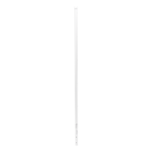 EPCOM INDUSTRIAL SYS-POST-4W – Poste de Esquina para Cerca Electrificada / Acero Galvanizado / 1.2 m (3.9 ft) / Calibre 18 / 1" Diámetro / 5 Aisladores / Color Blanco