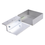 SECURITRON-ASSA ABLOY ZA-32/62CL – Kit de soporte ajustable / Movimiento lateral 1-1¼" (25-32 mm) / Aberturas 2¼"-3½" (57-89 mm) / Aluminio anodizado / 8½" (216 mm) de longitud / Puertas batientes