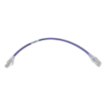 SIEMON MC6-01-08 – Patch Cord Modular Cat6 UTP / CM/LS0H / 0.3m (1 ft) / 26 AWG / Violeta