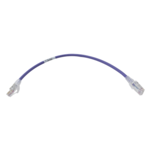 SIEMON MC6-01-08 – Patch Cord Modular Cat6 UTP / CM/LS0H / 0.3m (1 ft) / 26 AWG / Violeta