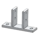 EPCOM POWERLINE EPL-FFA40 – Fijador de Soporte / Aluminio Anodizado / Anticorrosivo / Universal 40 Pulgadas