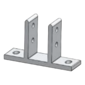 EPCOM POWERLINE EPL-FFA40 – Fijador de Soporte / Aluminio Anodizado / Anticorrosivo / Universal 40 Pulgadas