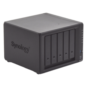 SYNOLOGY DS1522PLUS – Servidor NAS de 5 Bahías (Expandible a 15 Bahías) / Hasta 270 TB / 8 GB RAM / Servicio Nube Gratis (P2P) / Administración Remota y Respaldo Programado
