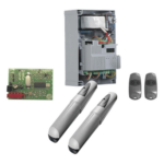 CAME KIT-AXO-5024 – Kit de operadores para puertas abatibles / Hasta 5 m (16.4 ft) / 400 kg por hoja / IP44 / 110V