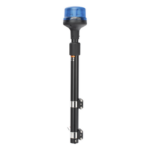SIGNALPRO SPT16B – Luz Telescópica para Motocicletas / 8 LED / Azul / 12~24 VCD / Perfil Bajo 88 mm / Certificación ECE R65 / SAE J845