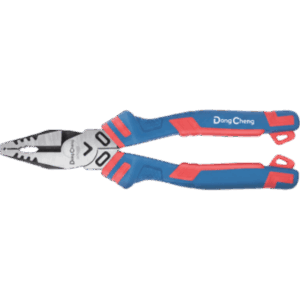 DONGCHENG D070309 – Pinza de Electricista / Alta Palanca 9" / Filo Templado Láser 64 HRC / Tratamiento Fosfatado Anticorrosión