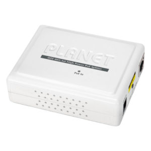 PLANET POE-162S – Divisor PoE / 802.3at / Salida 12V 2A o 24V 1A / Gigabit 10/100/1000 Mbps / UTP hasta 100 m (328 pies)