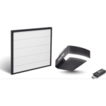 ACCESSPRO KIT-DOOR-88 – Kit Puerta de Garage 8x8 Pies (2.44 x 2.44 m) / Motor DC 1/2 HP / Insulada / Activación WiFi / Hasta 50 Controles / Lámina Calibre 26