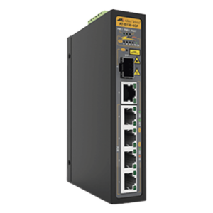 ALLIED TELESIS AT-IS130-6GP-80 – Switch Industrial PoE+ No-Administrable de 5 Puertos 10/100/1000 Mbps (4 Puertos son PoE+) + 1 puertos SFP, 90 W