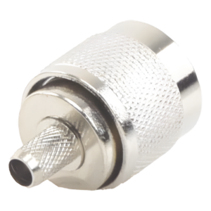 EPCOM TITANIUM TT-CON-532 – Conector N Macho / Anillo Plegable / 75 Ohm / RG-59 / Níquel-Oro-Teflón / Montaje en Línea