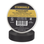 PANDUIT ST43-075-66BK – Cinta Aislante Eléctrica / PVC Profesional / 20 m Largo / 19 mm Ancho / 0.18 mm Grosor / 8000V Dieléctrica / -18°C a 105°C