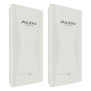 ALTAI TECHNOLOGIES KIT2-C260S – Punto de Acceso Wi-Fi 6 Exterior / Kit 2 Unidades / Sectorial 80° / Cobertura 600 m (1968.5 ft) / MIMO 2x2 / Doble Banda / Hasta 2.976 Gbps / IP55