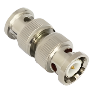 EPCOM TITANIUM TT-RG-13 – Adaptador Coaxial / BNC Macho a BNC Macho / 75 Ohm / Barril / Níquel-Oro-PTFE / 13.9 mm x 33.6 mm