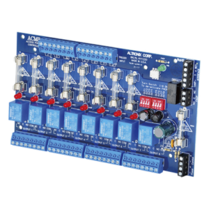 ALTRONIX ACM8 – Tarjeta de Control de Acceso / 8 Entradas / 8 Salidas Protegidas / 12-24 Vcd / Contactos Secos Tipo C / Interfaz FACP