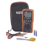 KLEIN TOOLS MM450 – Multímetro Digital / TRMS / 600V CA/CC / 10A CA/CC / Temperatura y Capacitancia / Retroiluminación Automática / Resistente a Caídas 2 m (6.6 ft)