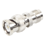 RF INDUSTRIES,LTD RFT-1230 – Adaptador RF Coaxial / TNC Hembra a BNC Macho / Montaje en Línea / Cuerpo Bronce Niquelado / Contacto Oro / Aislante Teflón