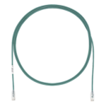 PANDUIT UTP28SP10GR – Cable de Parcheo UTP Cat6 / 28AWG Diámetro Reducido / 3.05 m (10 ft) / Verde / CM/LSZH