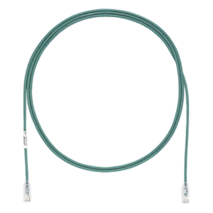 PANDUIT UTP28SP10GR – Cable de Parcheo UTP Cat6 / 28AWG Diámetro Reducido / 3.05 m (10 ft) / Verde / CM/LSZH