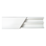 THORSMAN TMK-1020-CD – Canaleta de PVC / 20 x 10 mm / 2.5 m (8.2 ft) / Auto-extinguible / Con División / Resistente a UV