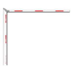 HIKVISION 366000372 – Brazo Articulado / 4 m (13.1 ft) / Aluminio / Altura Máx 2.85 m / Para Espacios Bajos