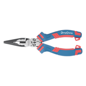 DONGCHENG D070316 – Pinza de Punta / Alta Palanca / Filo 64 HRC / Tratamiento Fosfatado / 6" (152.4 mm) / Mango Ergonómico