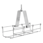 CHAROFIL MG-51-140EZ – Soporte de Techo para Charola / 100 mm / Tipo Péndulo / Acero Calibre 14 / Electro Zinc / Falso Plafón