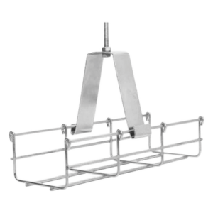 CHAROFIL MG-51-140EZ – Soporte de Techo para Charola / 100 mm / Tipo Péndulo / Acero Calibre 14 / Electro Zinc / Falso Plafón