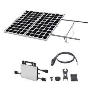 HOYMILES KITHMS1K550 – Kit Solar Interconexión / 1.1 kW Pico / 220 VCA / Microinversor 1 kW / 2 Módulos 550 W / Riel 35 mm