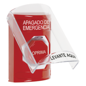 STI SS20A2PO-ES – Botón Multipropósito / Apagado de Emergencia / Llave para Reset / Bocina Integrada / 2 Relevadores NO/NC / Interior / -40°C a 121°C / Tapa de Policarbonato