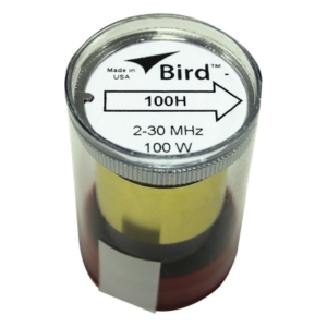 BIRD TECHNOLOGIES 100H – Elemento en Línea / 100 W / 2-30 MHz / Conector 7/8" / Para Wattmetro 43