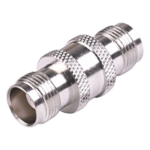 RF INDUSTRIES,LTD RFT-1225 – Adaptador Barril RF / Conector TNC Hembra a TNC Hembra / Montaje en Línea / Cuerpo Bronce Niquelado / Contacto Oro / Aislante Teflón
