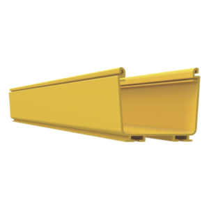 PANDUIT FR4X4YL2 – Canaleta FiberRunner™ 4X4, de PVC Rígido, Color Amarillo, 2 m de Largo