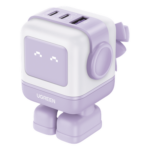 UGREEN 35314B – Cargador de Escritorio / 65W / 3 Puertos / 2 USB-C + 1 USB-A / PD 3.0 / QC 4.0 / GaN II / Pantalla LED