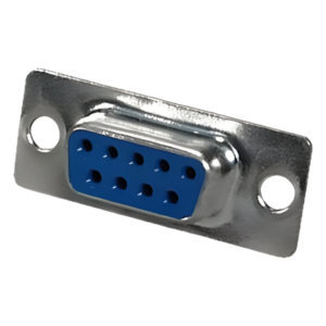 SYSCOM DB9H – Conector DB9 / Hembra / Montaje PCB / RS-232-422 / Aislamiento 500V / Contactos Oro