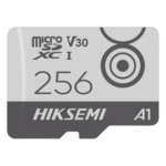 HIKSEMI by HIKVISION HS-TF-M1/256G – Tarjeta MicroSD / 256 GB / Lectura 100 MB/s / Escritura 90 MB/s / Clase 10 U3 V30 / TLC NAND / Rango -25°C a 85°C / Grabación 4K Móvil 24/7