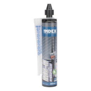 INDEX MOH300 – Resina Epoxy Vinylester / Sin Estireno / M8-M30 / Carga Sísmica C1 / 300 ml / -40°C a +80°C / WRAS / Resistencia al Fuego IBMB