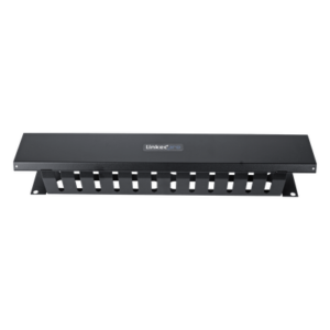 LINKEDPRO BY EPCOM LPCM-042U – Organizador de Cables Horizontal / 2U para Rack 19" / Capacidad 125 Cables Cat5 / Cubierta Metálica / Acero con Pintura Electrostática