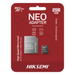 HIKSEMI by HIKVISION HS-TF-C1/256G/NEO/A – Memoria microSDXC / 256 GB / Clase 10 / Lectura 92 MB/s / Escritura 50 MB/s / NAND TLC / Resistente Agua y Golpes / Adaptador SD Incluido