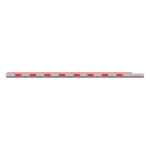 HIKVISION 307500812 – Brazo Recto para Barrera de Acceso / Aluminio Octogonal / 4 m (13.1 ft) / Iluminación LED Rojo-Verde / Perfil 120 x 50 mm