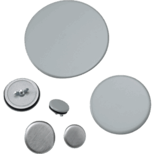 HOFFMAN AS150 – Sello de Orificio (Hol-Sealer) / 64 mm (2.5 in) Diametro / Acero Dulce Gris ANSI 61 / Recubierto en Polvo / 16ga