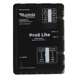 RUPTELA PRO5LITE – Localizador GPS Vehicular / LTE Cat1 (4G) y GSM 2G / CAN Bus FMS J1708 J1939 / Detección de Jammer con Paro de Motor / BLE 5.0 / 9-32 V DC