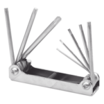 SURTEK SYS-ALLFTN8 – Juego de Llaves Torx / 8 Piezas T9-T40 / Estuche Metálico Tipo Navaja / Acero Cromo Vanadio / 16 x 4.5 x 2 cm