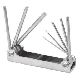 SURTEK SYS-ALLFTN8 – Juego de Llaves Torx / 8 Piezas T9-T40 / Estuche Metálico Tipo Nava…